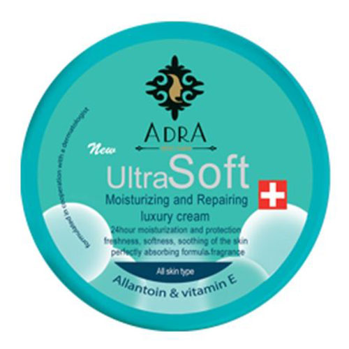 کرم مرطوب کننده و ترمیم کننده آدرا مدل Ultra Soft حجم 200 میلی لیتر